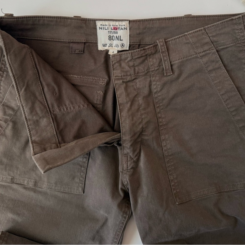 NILI LOTAN CLASSICS JENNA PANTS BROWN - Picture 4 of 8
